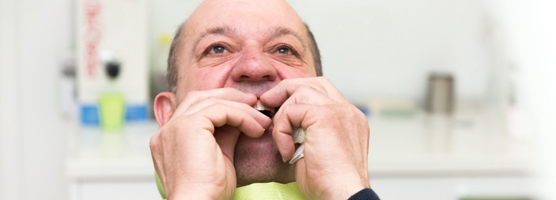 Privikavanje pacijenta na fiksnu zubnu protezu.